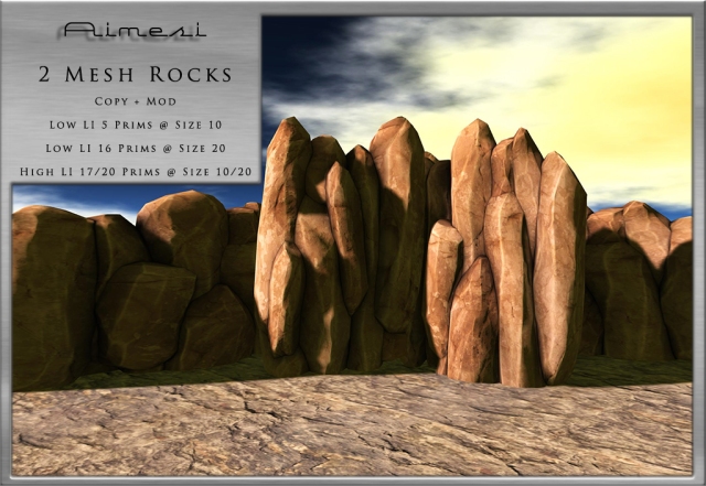 Mesh Rocks Form 1 Vendor