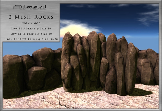 Mesh Rocks Form 2 Vendor